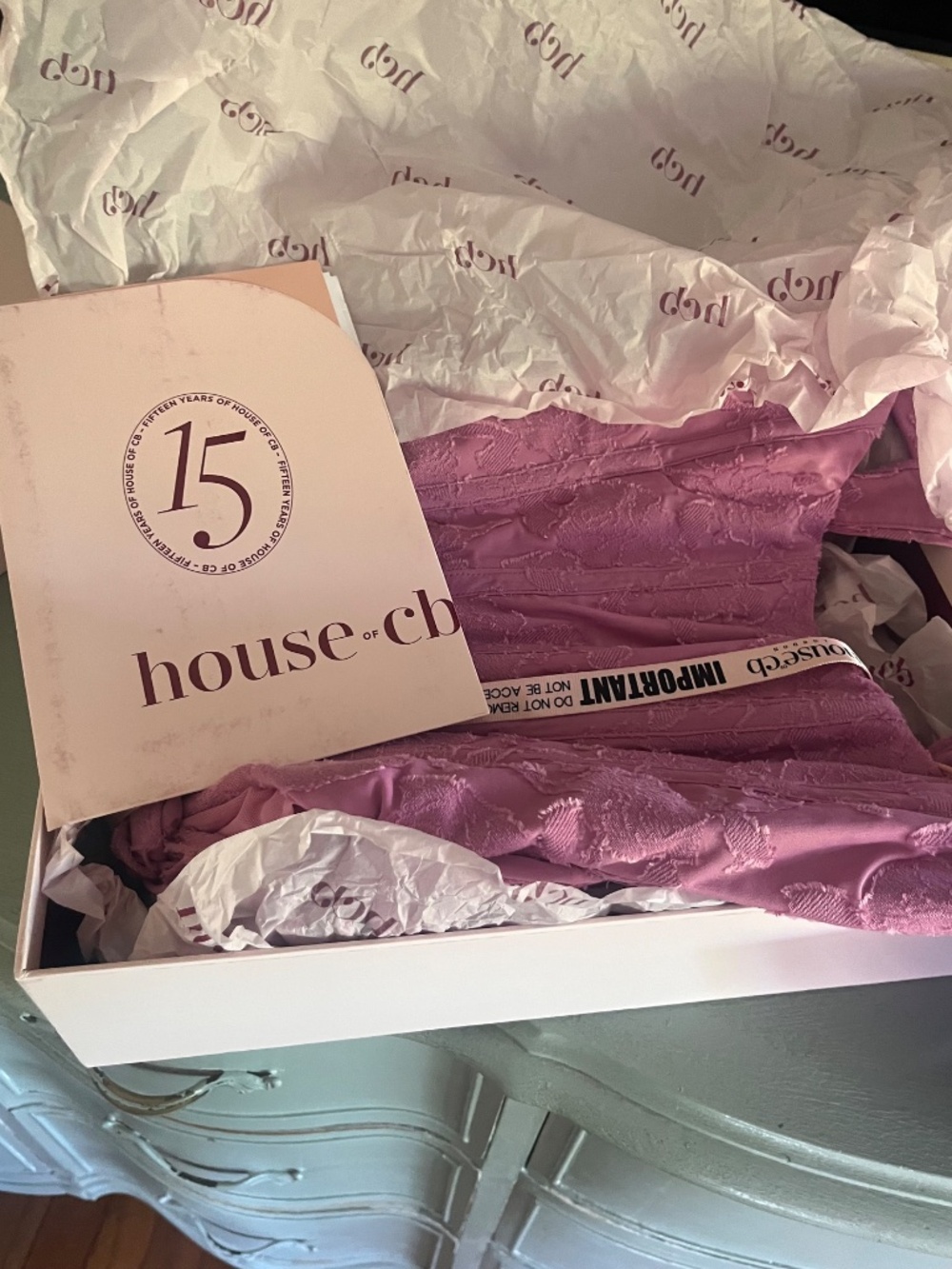 House of CB Warm Pink Cesca Dress- Size Medium M UK sizing= US 6-8 - Picture 3 of 10